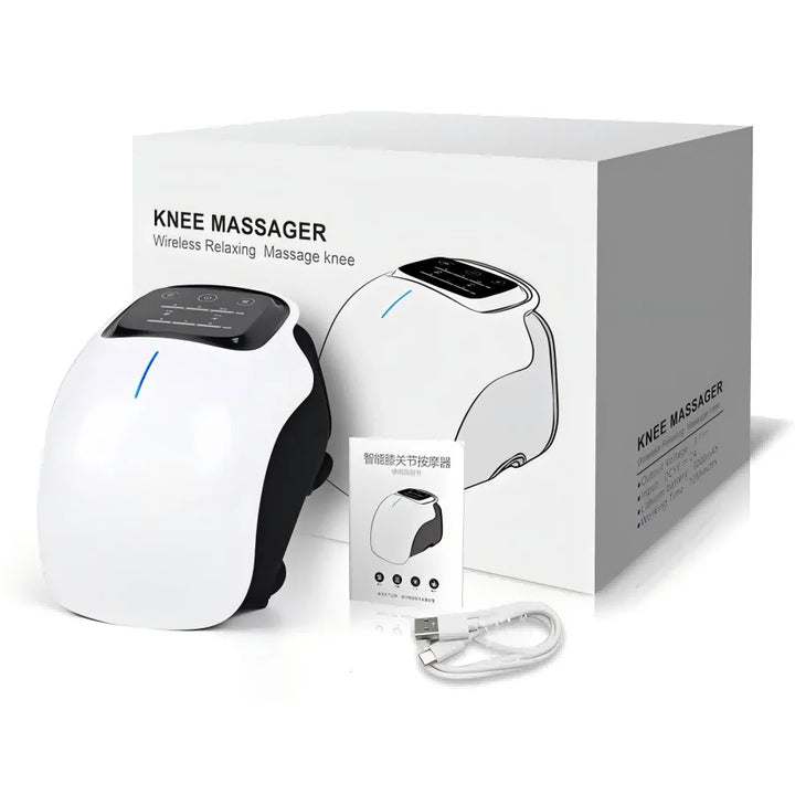 Smart Cordless Knee Massager with Vibration &amp; Heat – Joint Pain Relief Gift for Seniors 2026