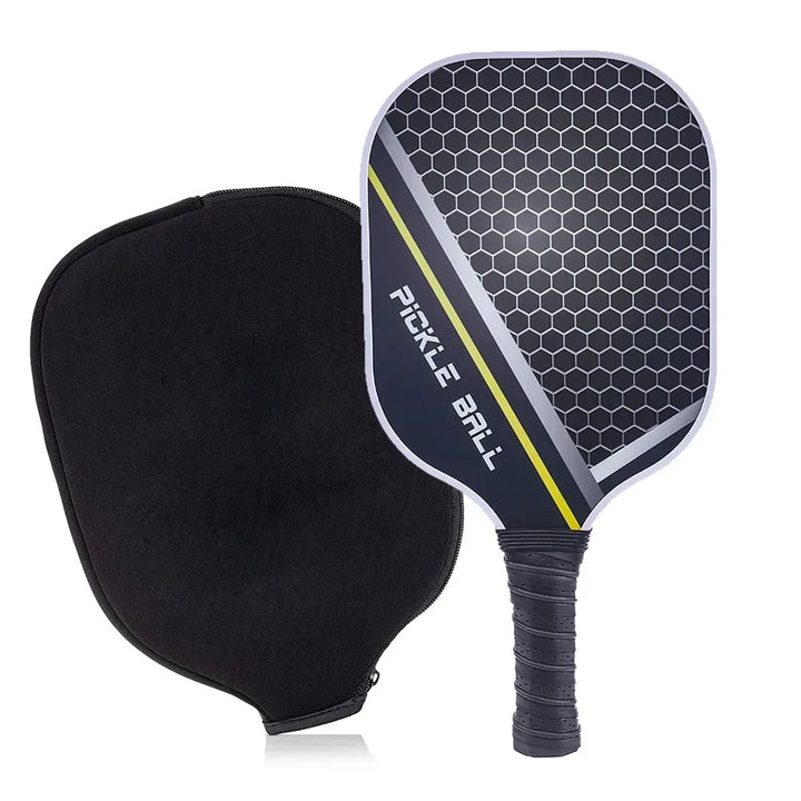 Lightweight Graphite Pickleball Paddle Set with Fiberglass Face and PP Honeycomb Core for Indoor and Outdoor Play