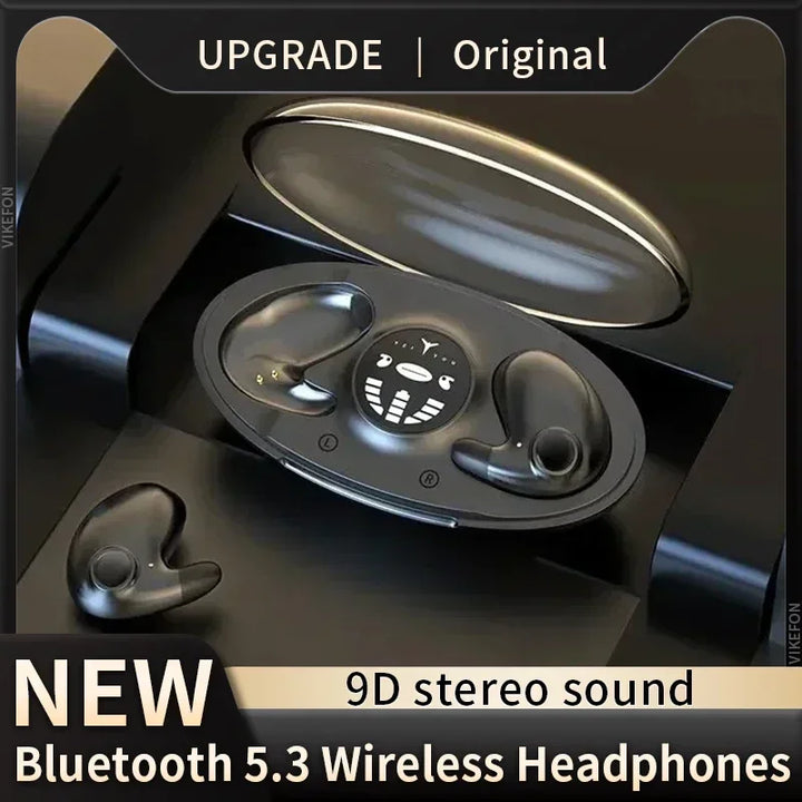 Invisible Sleep Wireless Earphone TWS Bluetooth 5.3 Headphones IPX5 Waterproof Sports Earbuds