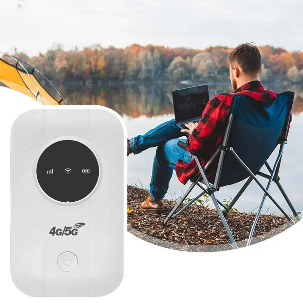 Portable WiFi Router Travel Hotspot High Speed Compatible With 4G/5G SIM Card Required Back to School 2026
