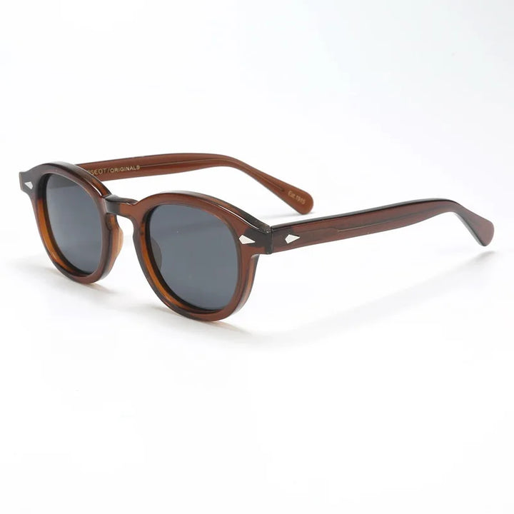 Polarized Sunglasses Vintage Round Acetate Frame Summer 2026 Driving Glare Reduction Gift Idea