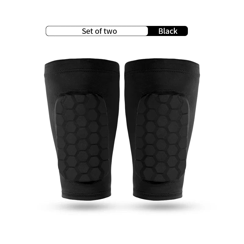 Football Shin Guard Sleeve Covers - Lightweight Elastic Protective Leg Sleeves for Men Women and Teens