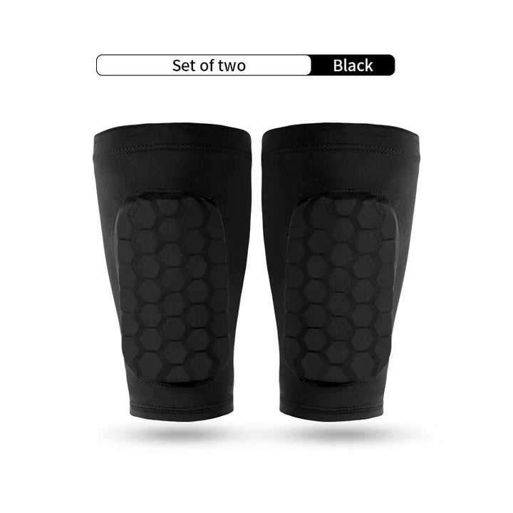 Football Shin Guard Sleeve Covers - Lightweight Elastic Protective Leg Sleeves for Men Women and Teens