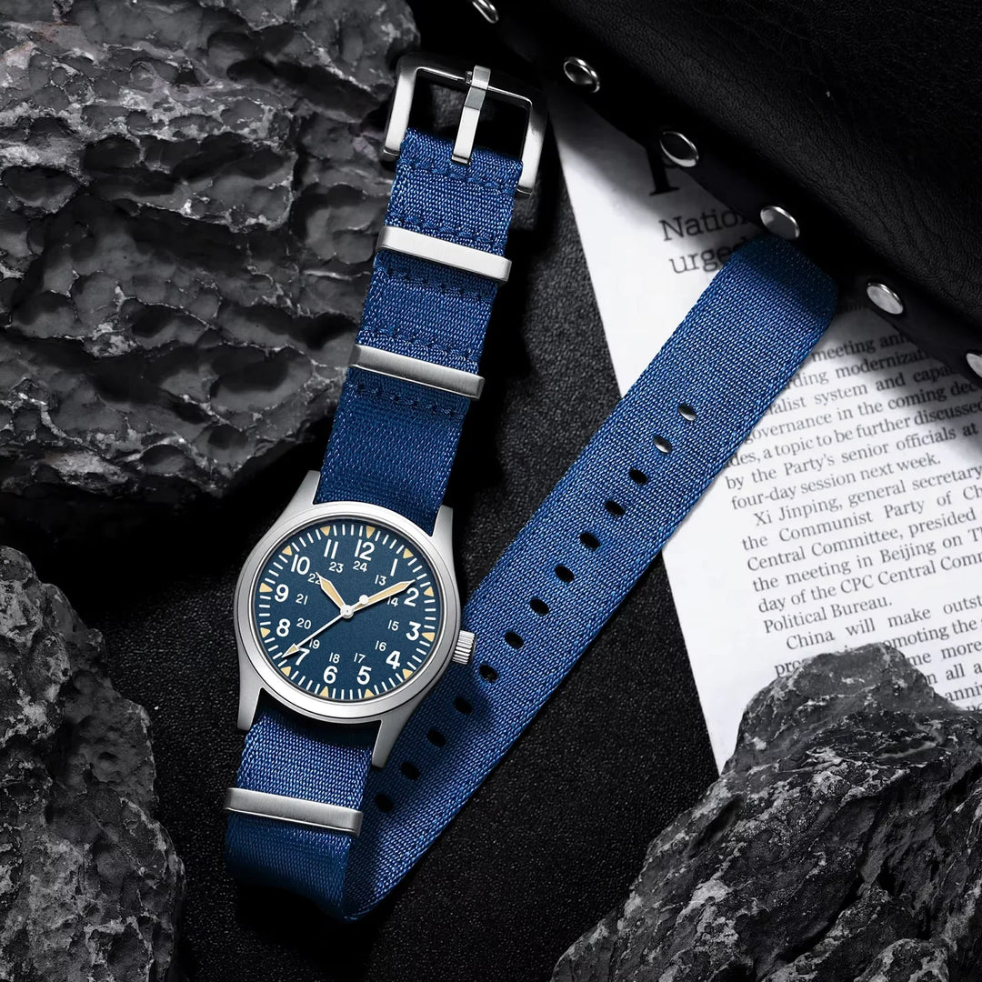 Military Quartz Field Watch 37mm Sapphire Fall 2025