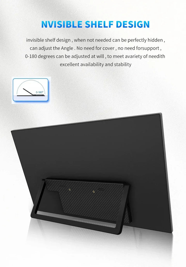 Portable 14.1 Inch 1080P IPS Gaming Monitor With Stand
