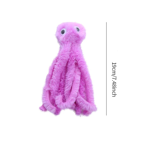 Cute Octopus Plush Cat Toy - Bite Resistant, Interactive Play Pet Supplies