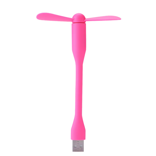 USB Small Fan Flexible Bendable Mini Fan for Laptop PC, Portable Hand Cooling Gadget for Summer