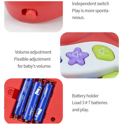 Baby Piano Music Toys Seahorse Electronic Piano for Kids Gifts Age 1 Plus