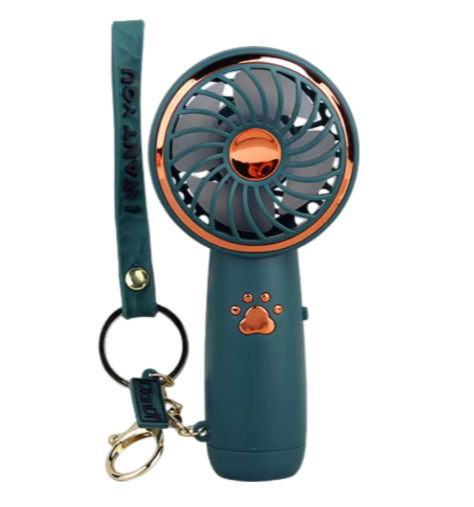 Summer New Mini Fan - Cute Cartoon Portable USB Handheld Fan for Students, Ideal Outdoor Cooling Solution