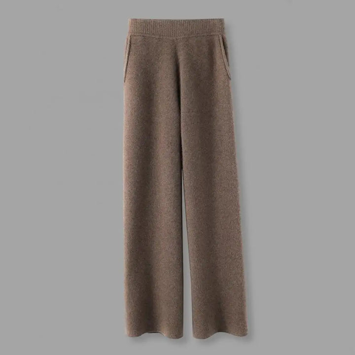 Drape High Waist Wide Leg Pants For Women Casual Loose Fit, Autumn Winter Trousers