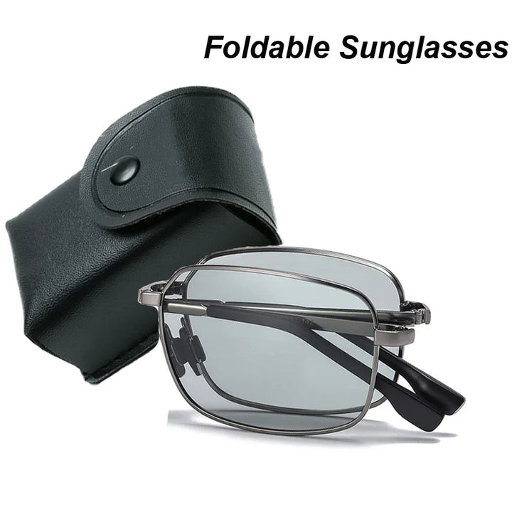 Polarized Sunglasses Foldable Photochromic Driving Glasses UV400 for Day Night Vision Summer 2026 Gift Idea