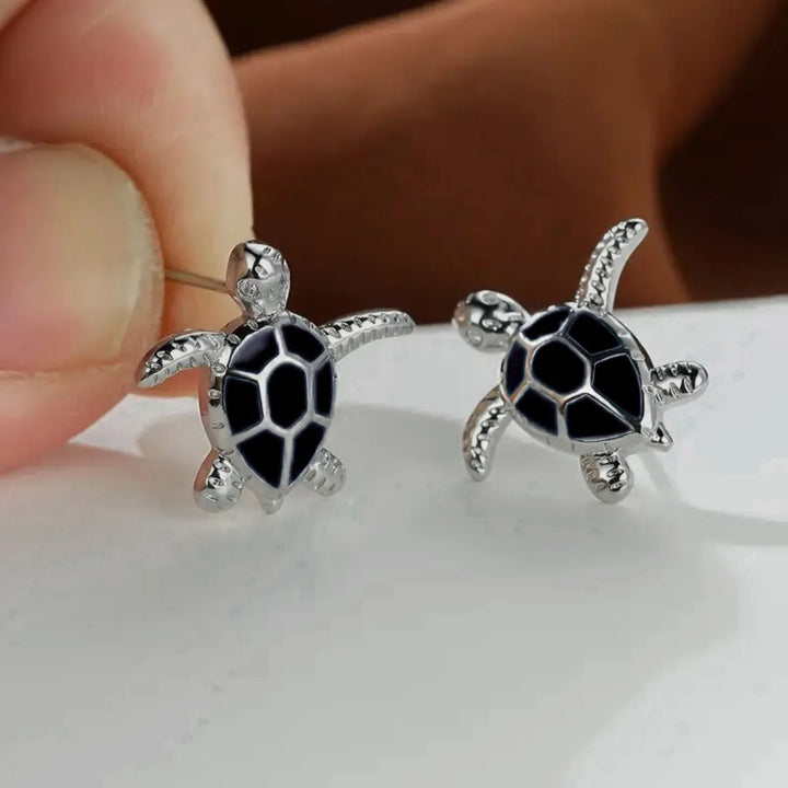 Sea Turtle Stud Earrings Cute Animal Jewelry Trend 2026 Summer Accessory Gift Idea For Ocean Lovers