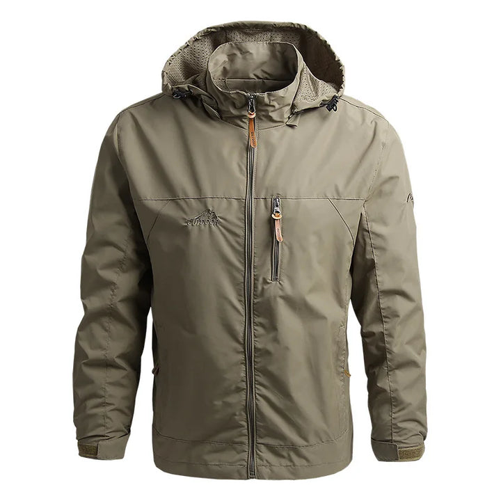 Waterproof Mens Tactical Jacket - Hooded, Lightweight