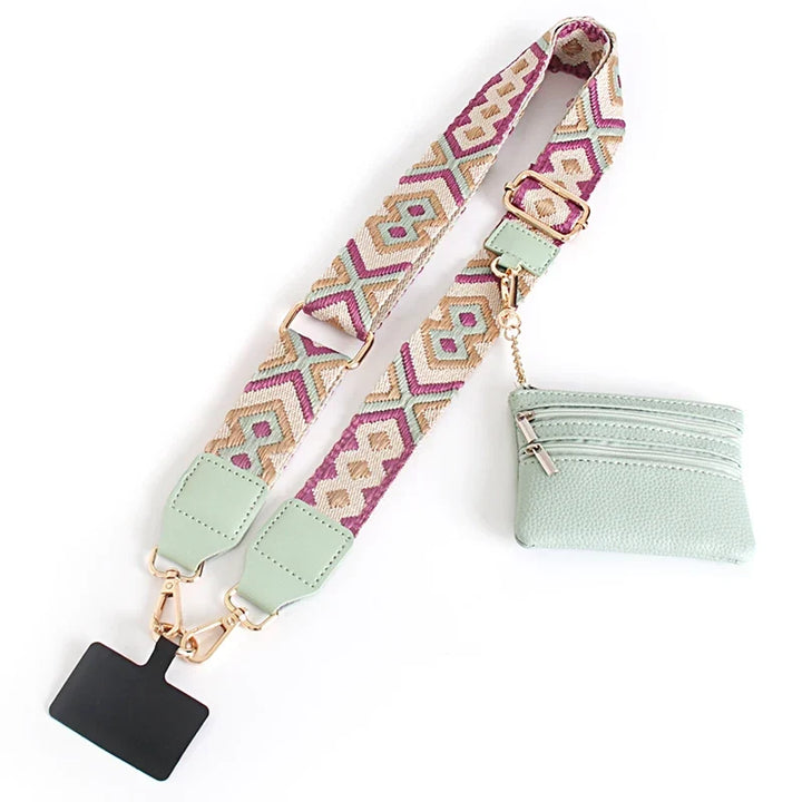 Phone Lanyard With Zipper Pocket And Storage Bag – Adjustable Wide Nylon Straps For Hands-Free Travel 2026