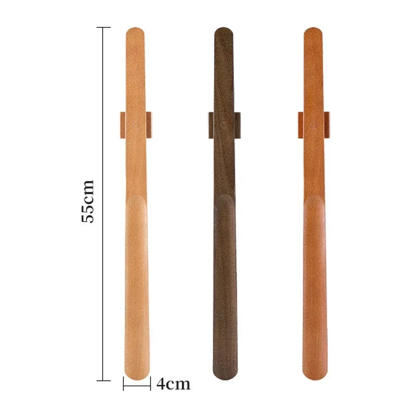 Shoehorn Wooden Magnetic 55cm Beech Long Handle Easy Wear