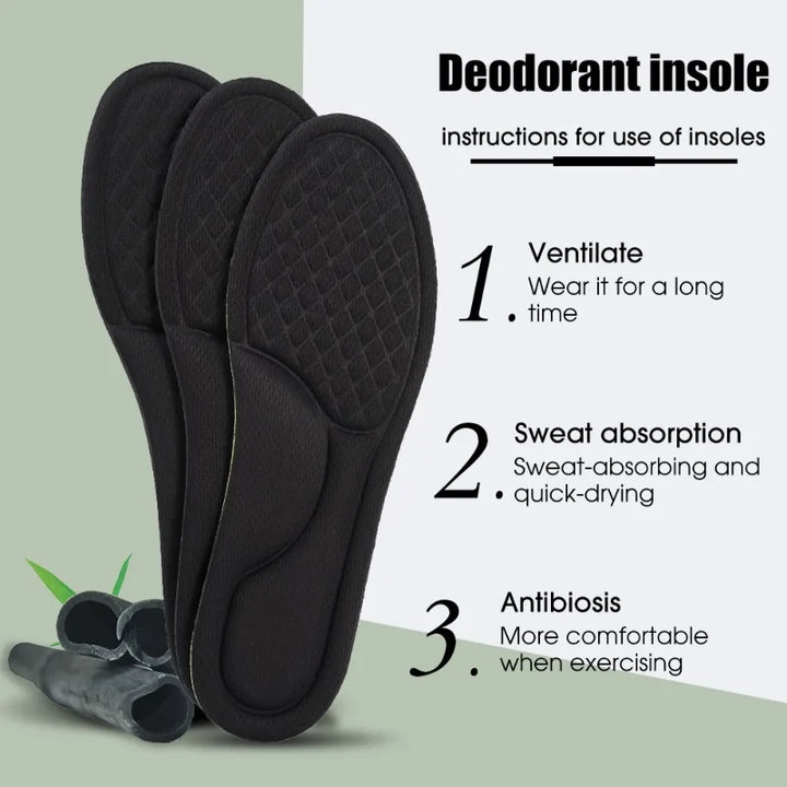 Memory Foam Orthopaedic Insoles 12 Pack Antibacterial Plantar Fascia Insole