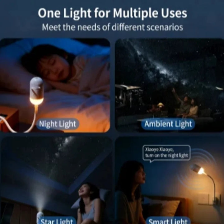 Galaxy Star Projector Night Light 2-in-1 Mood Lamp With Adjustable Brightness Viral Fall 2026 Gift