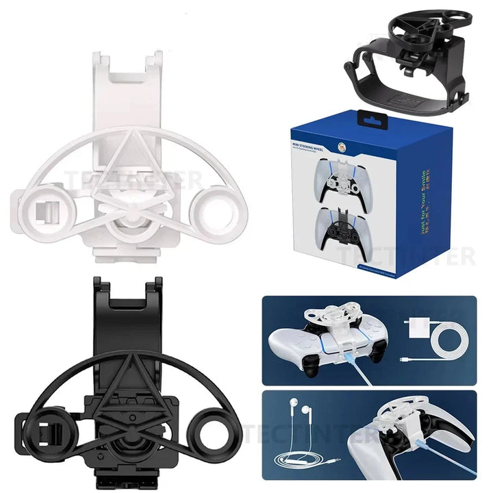PS5 Controller Mini Steering Wheel Racing Gamepad Accessory 360 Degree Rotation Enhanced Gameplay Summer 2026 Gift