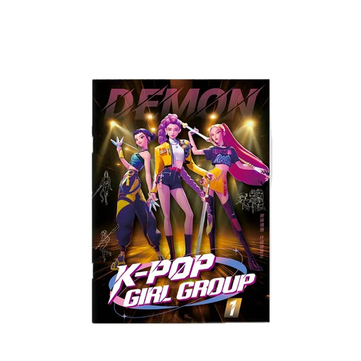 colouring Book Kpop Demon Hunters Anime Sketches Rumi Mira Zoey Cute Line Drawings Back to School 2025 Gift