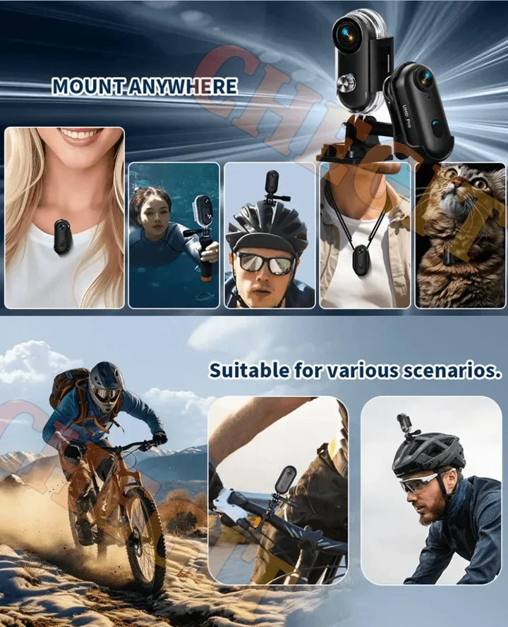 Action Camera Mini 4K 1080P Helmet And Bike Mount WiFi Full HD Sports Cam Summer 2026 Gear For Action Sports