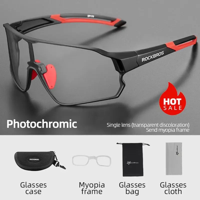 Photochromic Cycling Glasses Lightweight MTB Road Sunglasses With UV400 Protection Summer 2026 Trend