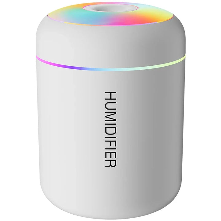 180ML Mini USB Aroma Diffuser - Electric Humidifier for Home, Car &amp; Bedroom, Essential Oil Purifier with Mist Lights