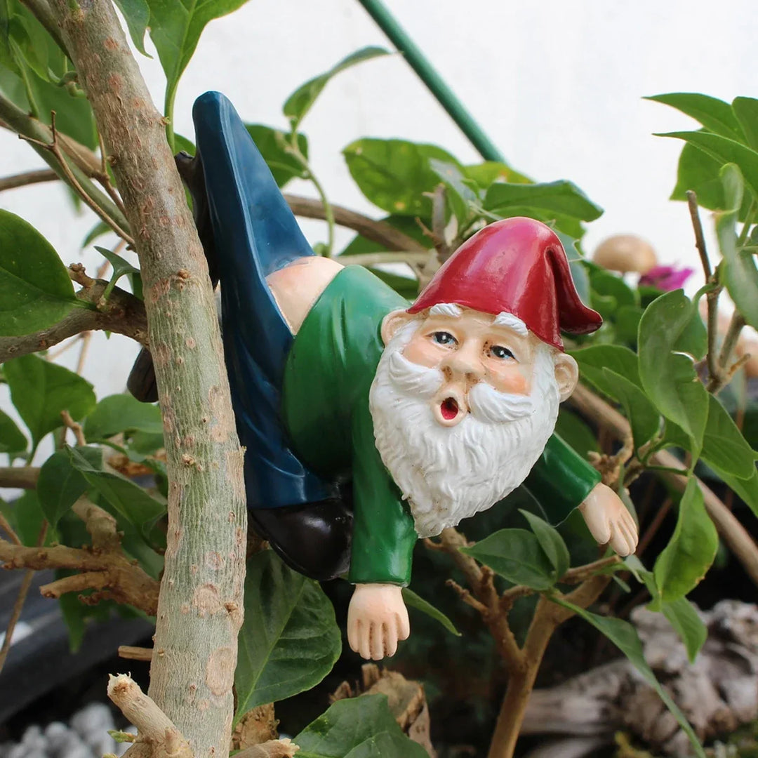 Garden Gnome Hanging Statue Resin Outdoor Ornament Summer 2026 Whimsical Garden Decor Gift Idea