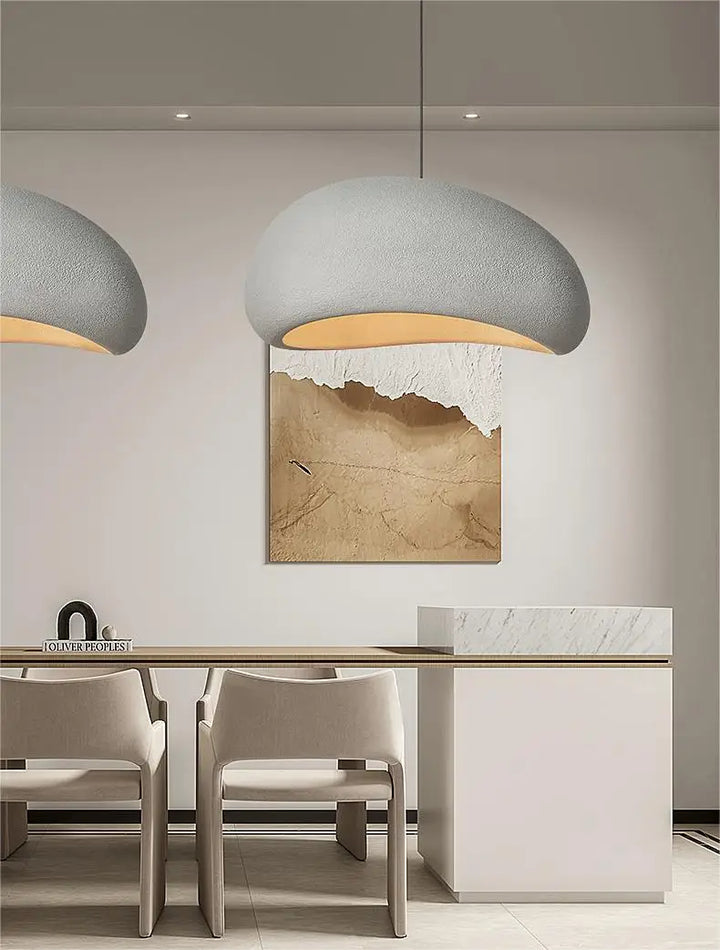 Japandi Pendant Ceiling Lamps Nordic Wabi Sabi LED Dining Room