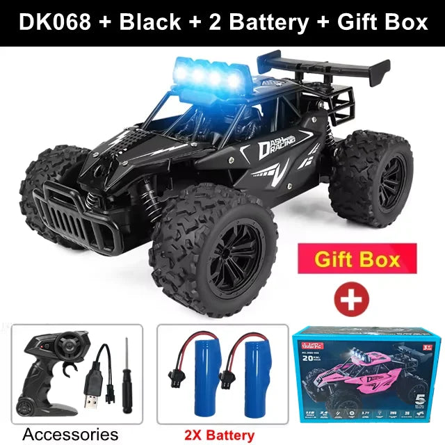 Remote Control Car Drift 1:16 Off Road Alloy Truck 2.4G Radio LED Lights High Speed Fall 2025 Gift For Kids