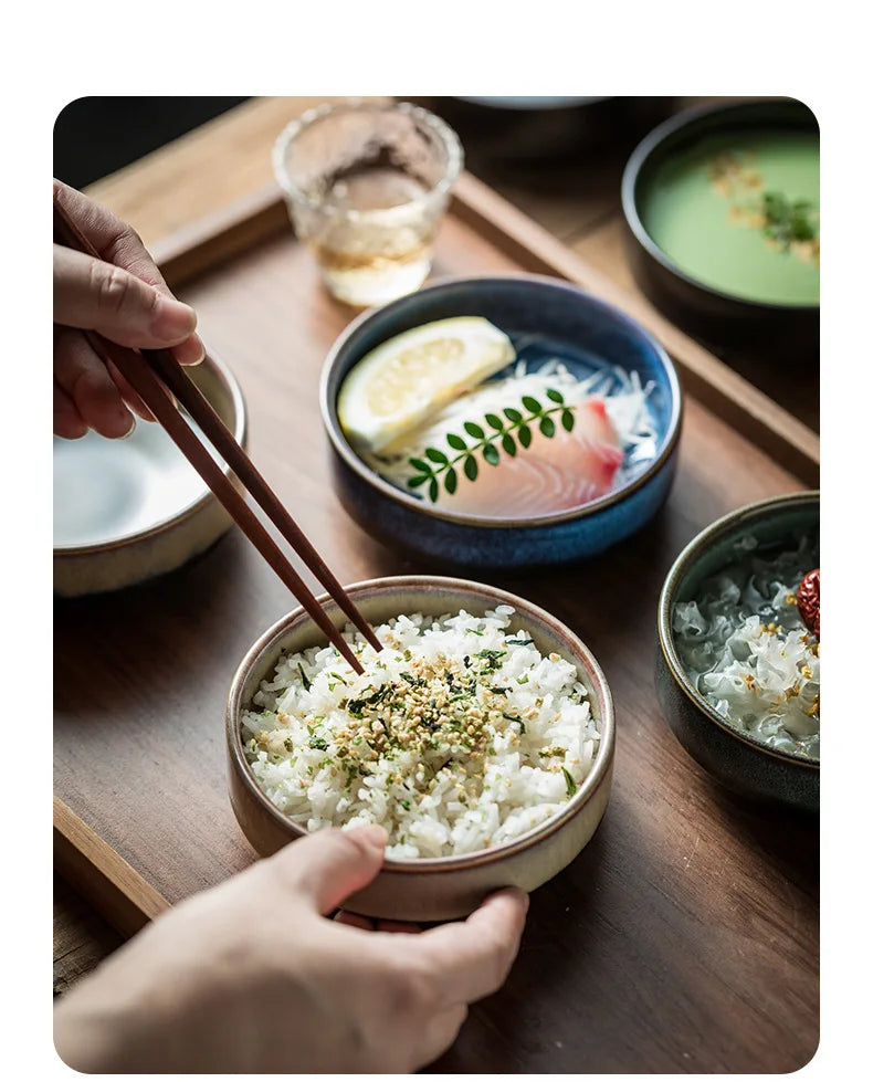 Rice Bowl 4.5 Inch Ceramic Japanese Bowl Fall 2025 Gift