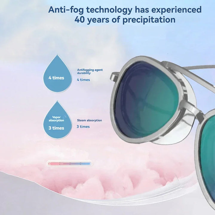 Wide Angle Anti-Fog Swimming Goggles – Full View Retro Frame Unisex Pool Swim Eyewear 2026