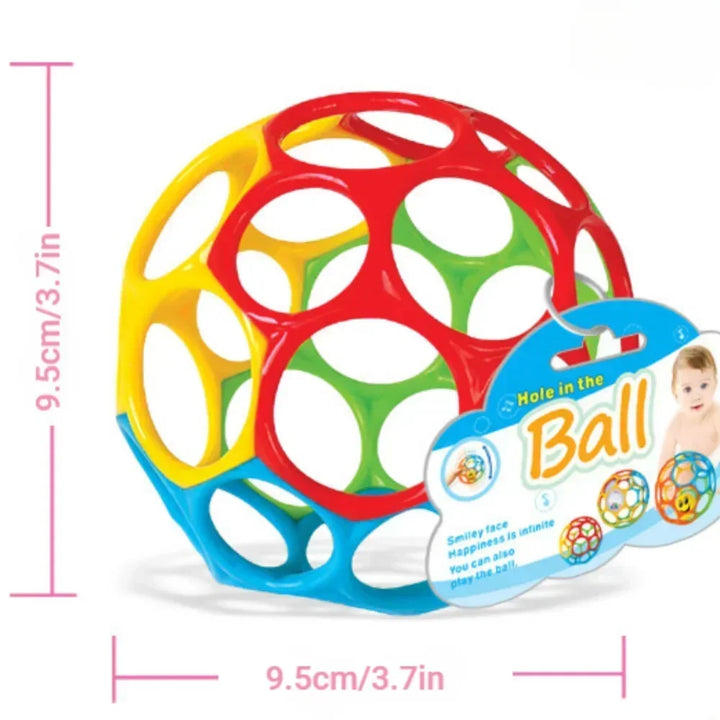 Baby Rattle Teether Ball Newborn Sensory Toys Soft Safe
