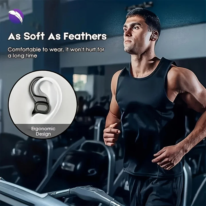 AI Translation Earphones Wireless Ear Hook Bluetooth