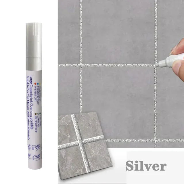 Waterproof Grout Pen Tile Marker Permanent Seam Repair Bathroom Kitchen Floor Wall