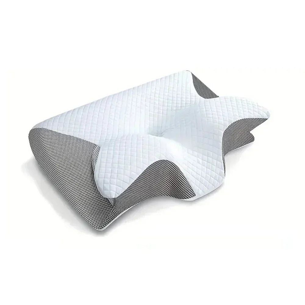 Memory Foam Cervical Neck Pillow Orthopaedic Slow Rebound Support for Sleep &amp; Relaxation
