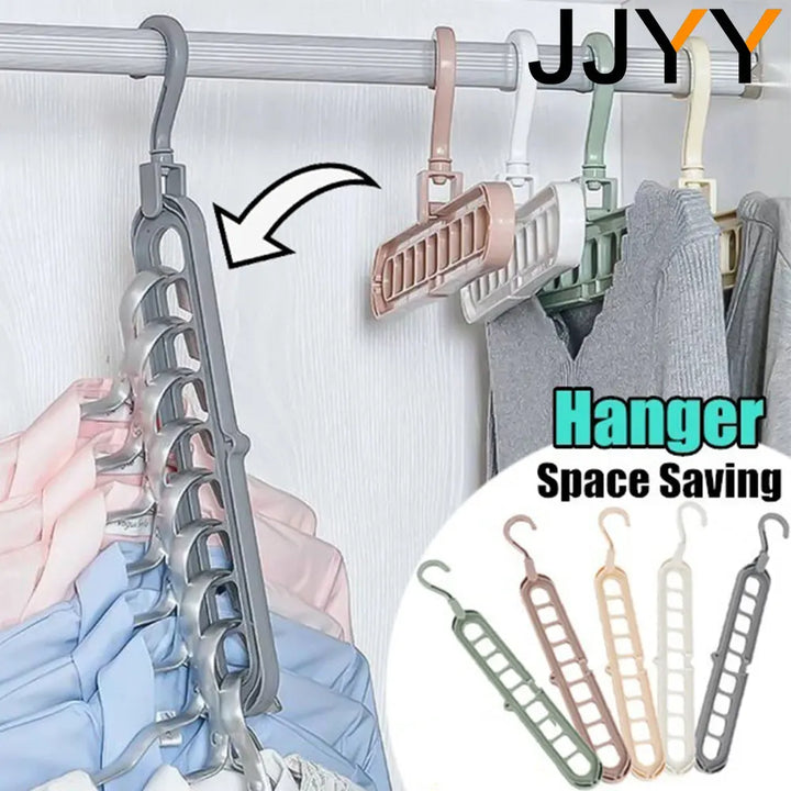 Multi-Function 360 Rotating Hanger - Home Organizers for Clothes, Scarves &amp; Shawls