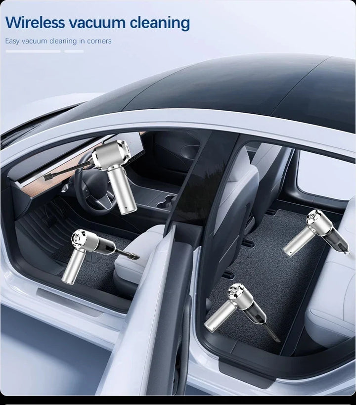 Car Vacuum Cleaner Wireless Mini Handheld Strong 6000mAh