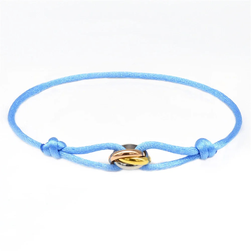 Bracelet Rope Chain Wrap Bracelet Adjustable Unisex Jewelry 3 Metal Buckle Fall 2026 Trend Gift
