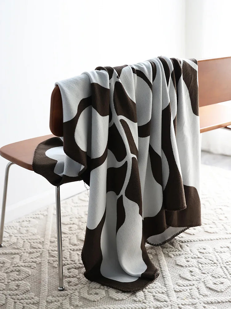 Jacquard Imitation Cashmere Throw Blanket – Soft Luxury Sofa Bedspread Nordic Geometric Shawl Home Decor 2026