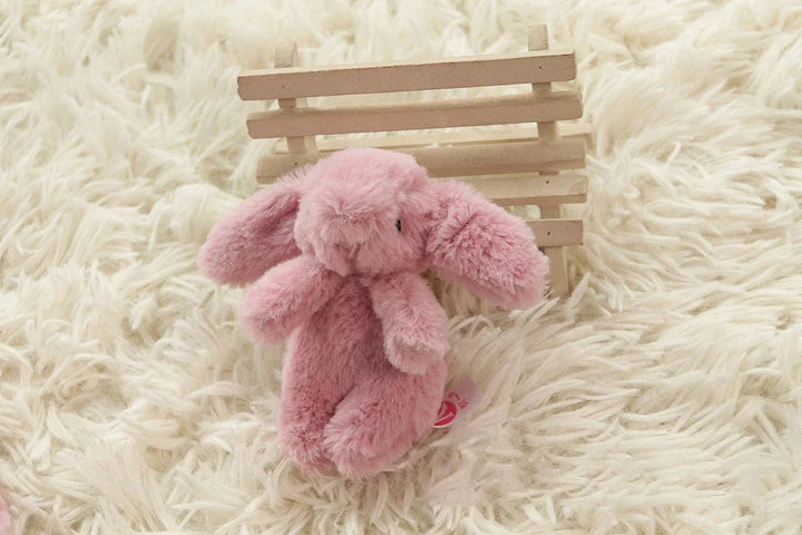Rabbit Plush Keychain Cute Bunny Bag Charm Soft Gift