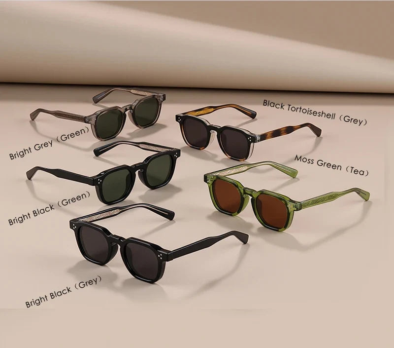 Sunglasses TR90 Frame Retro Rivets Style Unisex Polarized UV400 Summer 2026 Gift Idea
