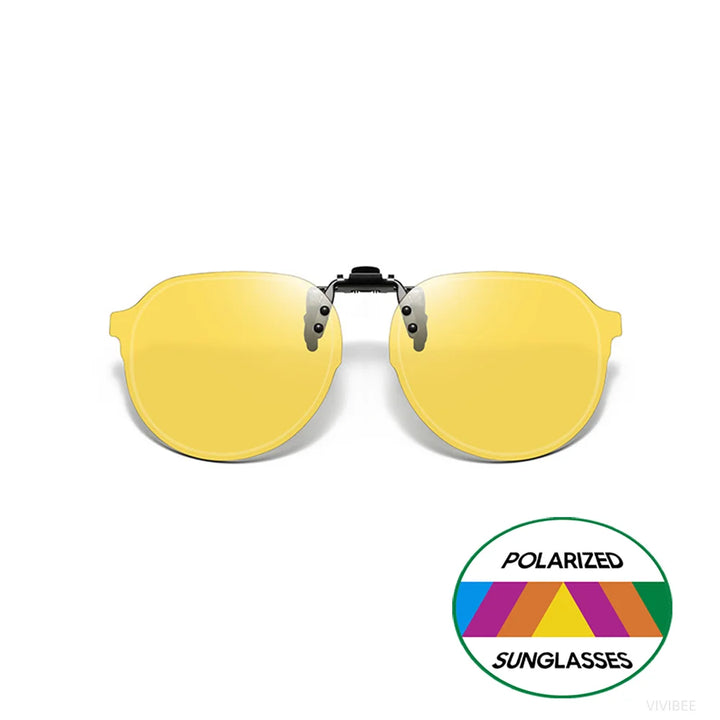 Clip-On Sunglasses Polarized UV400 Flip Up Clip Night Vision Clip Universal Goggles For Driving And Fishing Summer 2026