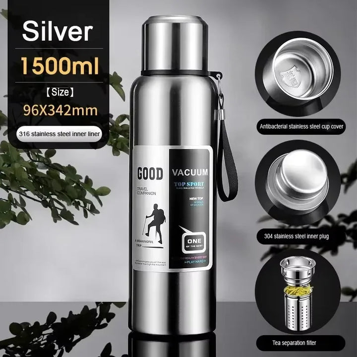 Insulated Water Bottle Stainless Steel Thermos Travel Mug For Outdoors Eco Friendly Gift 2026 Summer