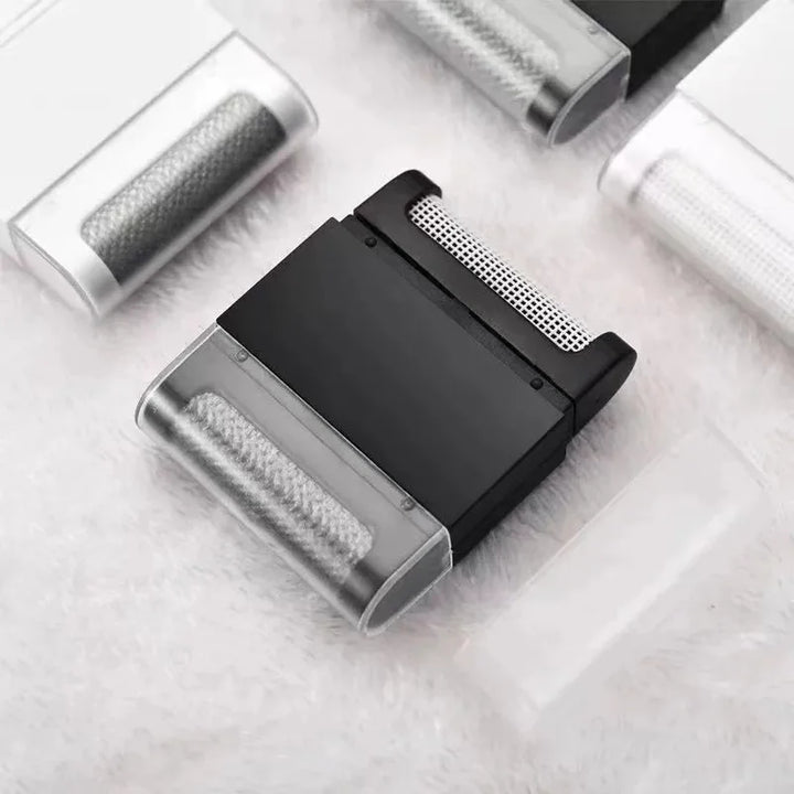 Mini Lint Remover Manual Hair Ball Trimmer - Portable Jumper Shaver for Clothes, Pet Hair &amp; Fuzz Removal Tool