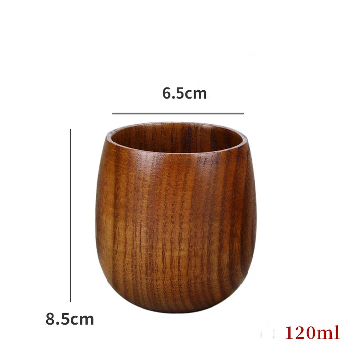 Jujube Wood Soup Bowls Solid Wooden Japanese Bowls