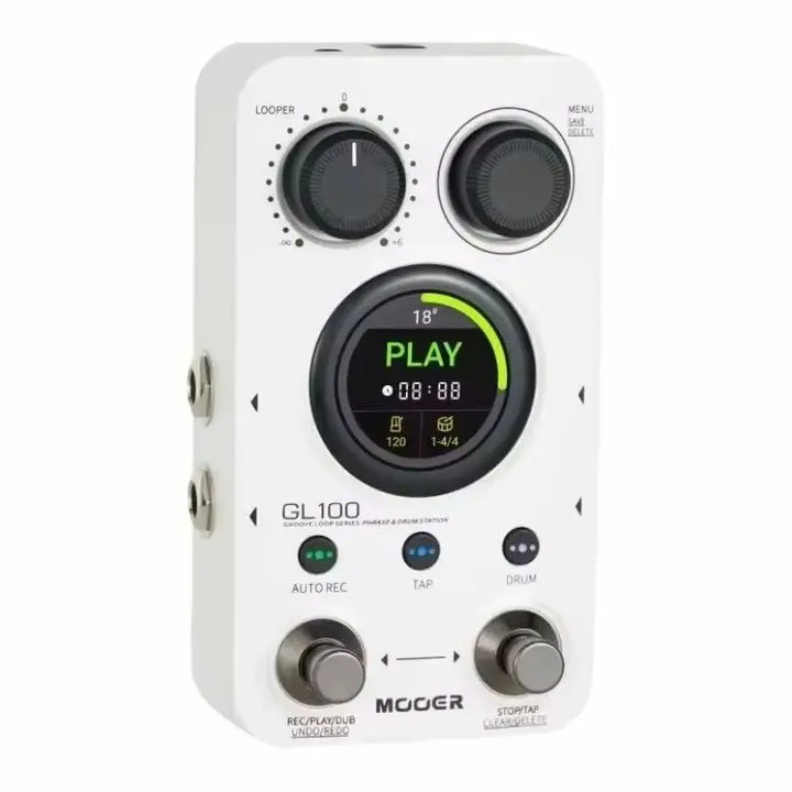 Guitar Pedals 1.3 Inch Touchscreen Drum Machine Auto Record Time Stretch Loop Effects Fall 2026 Gear
