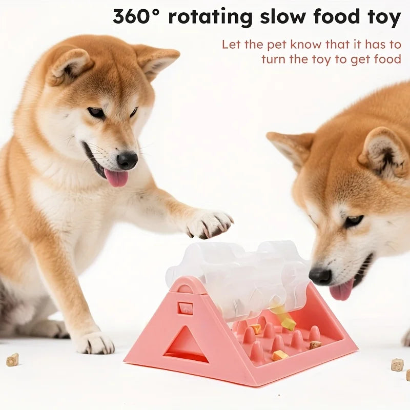 Dog Puzzle Feeder Interactive Dispenser Fall 2026 Gift Idea Leak Proof Durable PP Plastic