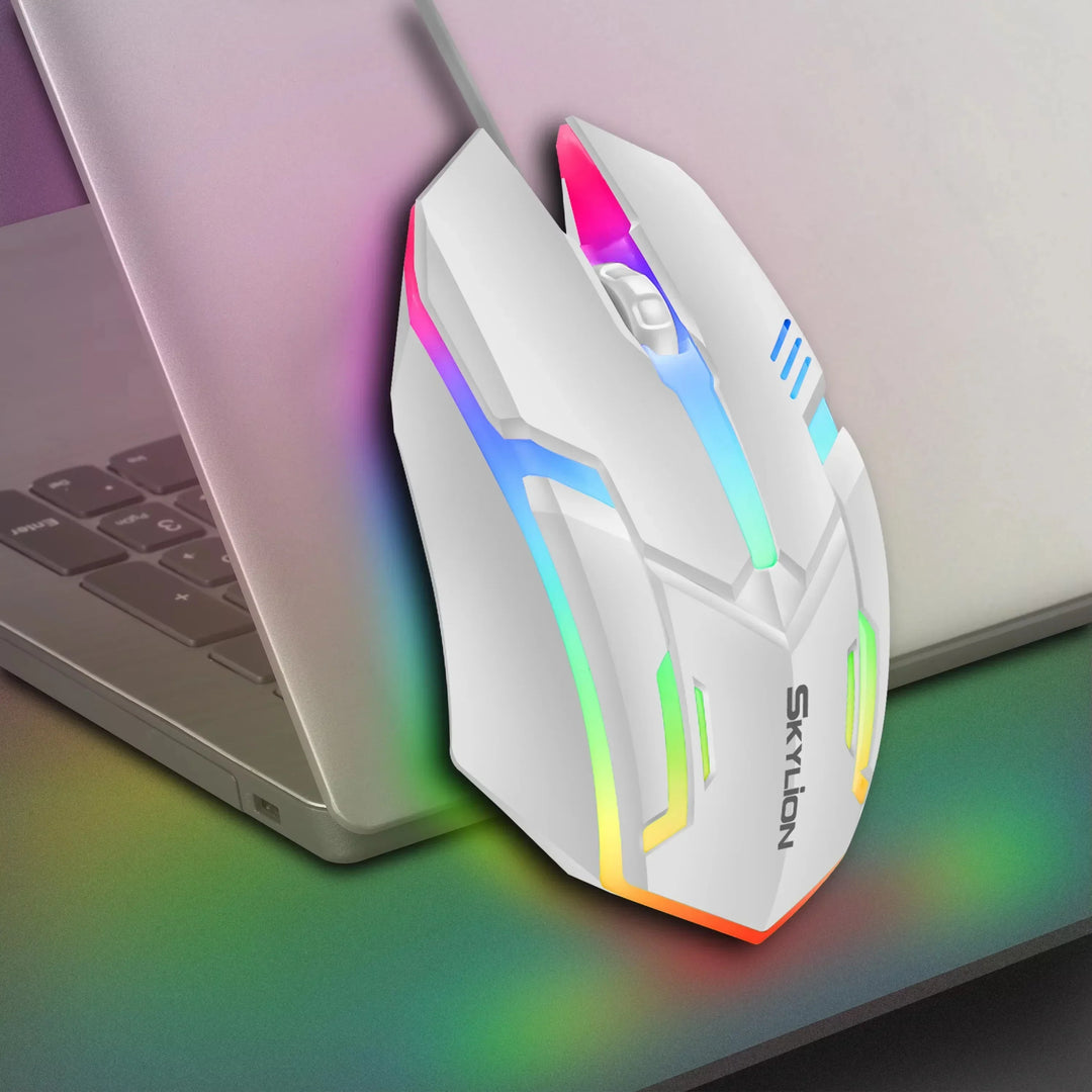 Wired RGB Gaming Mouse 3 Button USB Precision Office