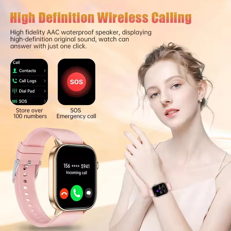 Smartwatch GPS 2.01 Inch AMOLED Display IP68 Waterproof Fitness Tracker for Active Living Fall 2025