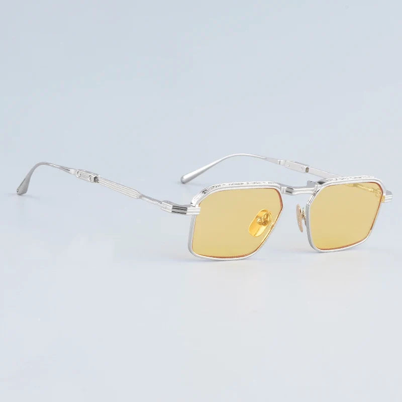 Foldable Sunglasses Square Frame UV400 Lenses Lightweight Eyewear Summer 2026 Trend